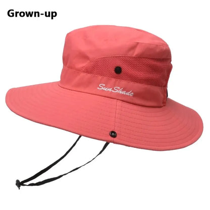 Xinbaoguan 100% polyester 9002 Sommar utomhus solhatt, andningsbar solhatt, fällbar solhatt, kvinnlig hästsvans hål fiskare hatt