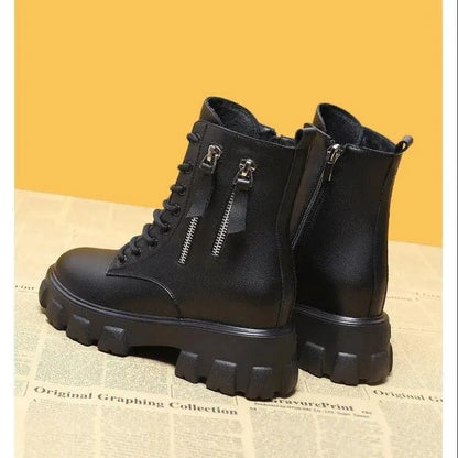 2023 Top Quality Women's Fashion Snow Boots  Natural Fur Warm Ankle Boots Waterproof Warm  Women Winter Boots Shoes
