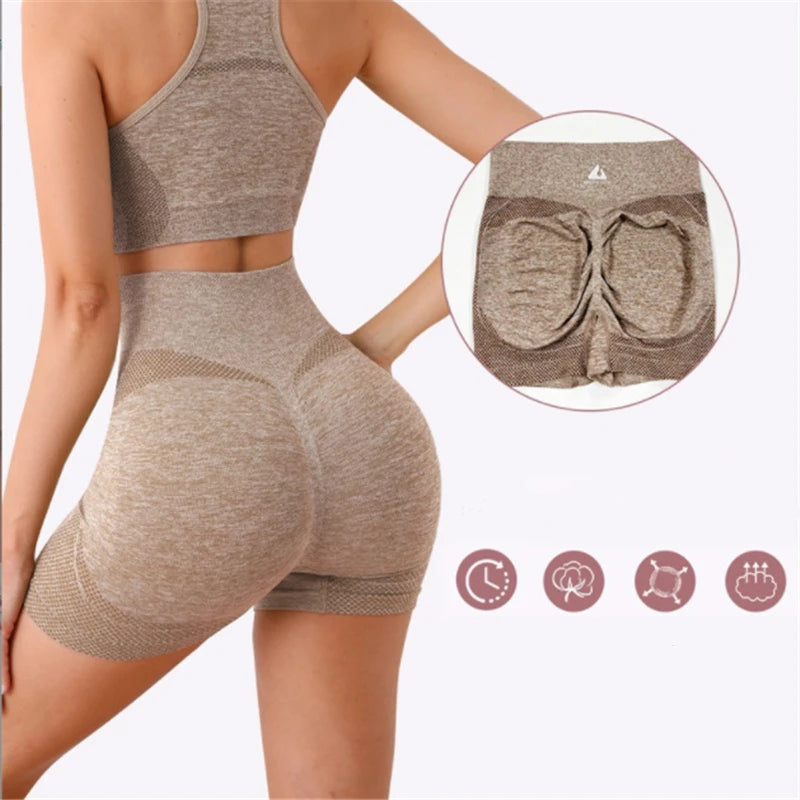 Shoga Shorts Shorts da ginnastica da donna Sport Brasere Allenamento per le donne per le donne Abiti di yoga Fitness Leggings Set di palestra set di yoga senza soluzione di continuità