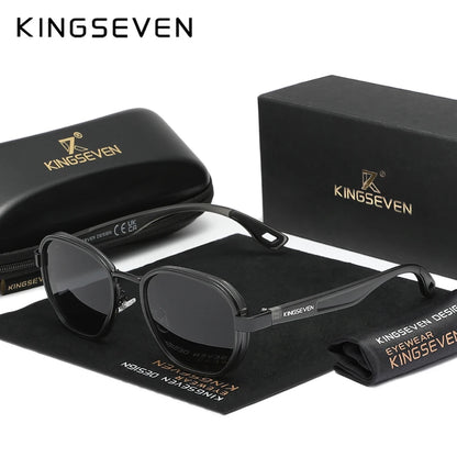 KINGSEVEN Fashion Sunglasses Men Polarized Women Eyewear Vintage Style Male Causal Glasses Anti-glare UV400