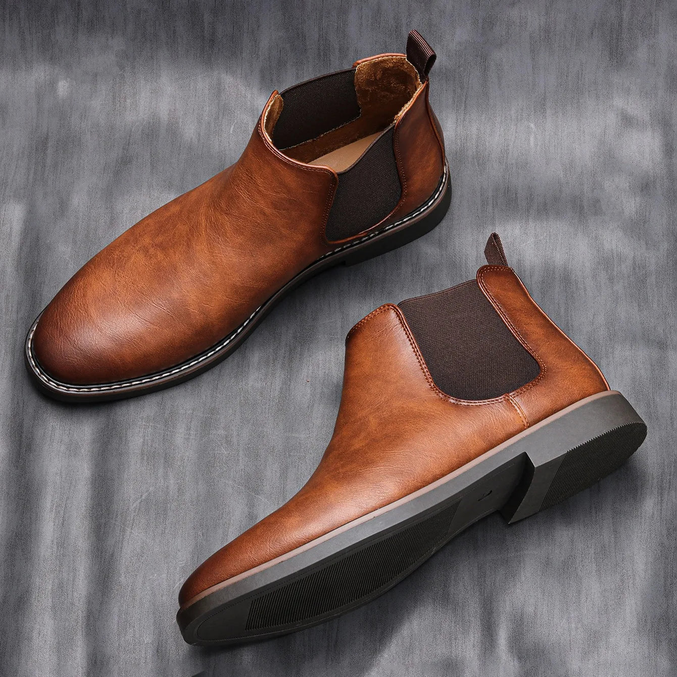 40 ~ 46 Men Chelsea Boots Brand Retro Comfortabele mode Men -laarzen