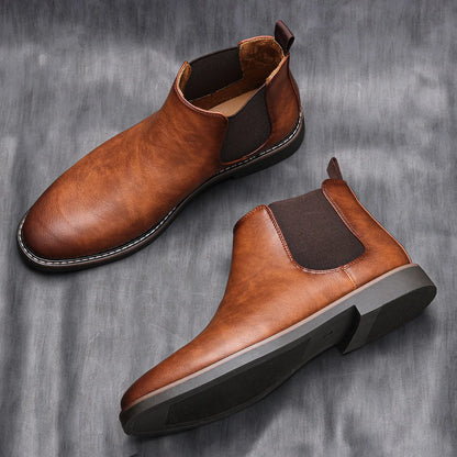 40 ~ 46 Men Chelsea Boots Brand Retro Comfortabele mode Men -laarzen