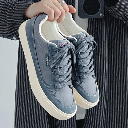 New Fashion Trend Comfortable Men's Canvas Shoes Breathable Soft Non-slip Wear-resistant Flat Shoes Outdoor Casual Shoes
