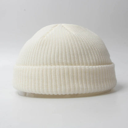 Brand Oohmy Knitted Hats for Men Women, Skullies Caps, Warmer Bonnet, Casual Cap, Monochromatic, Male and Female, Winter, 2024