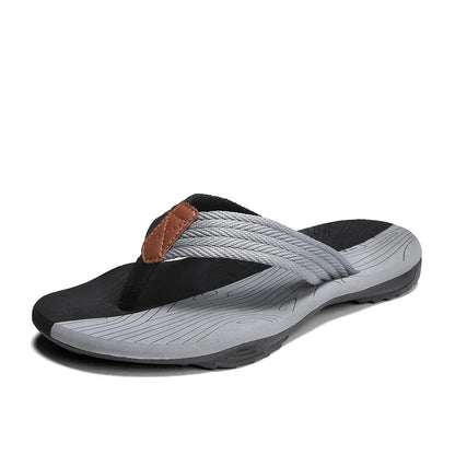 Män tofflor sommar flip flops varumärke mode utomhus bekväma avslappnade skor skor icke-halk strand män sandaler