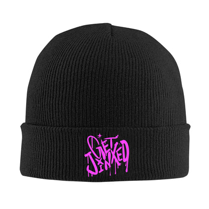 Arcane pleteni šešir za žene muškarci zrna zima šešir akril jinx grafiti hip hop dinja kapica
