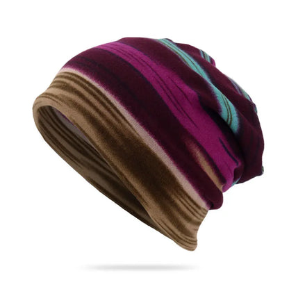 Autumn Winter Beanie Hat Men WomenThin Knitted Hats Skullies Beanies Flannel Warm Bonnet Unisex Multifunction Hedging Cap