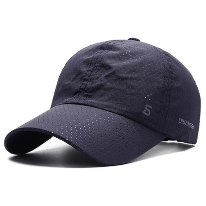 Original design løpende hette tynn rask tørkende pustende and tunge utendørs menns sol sommerfiske avisor baseball cap