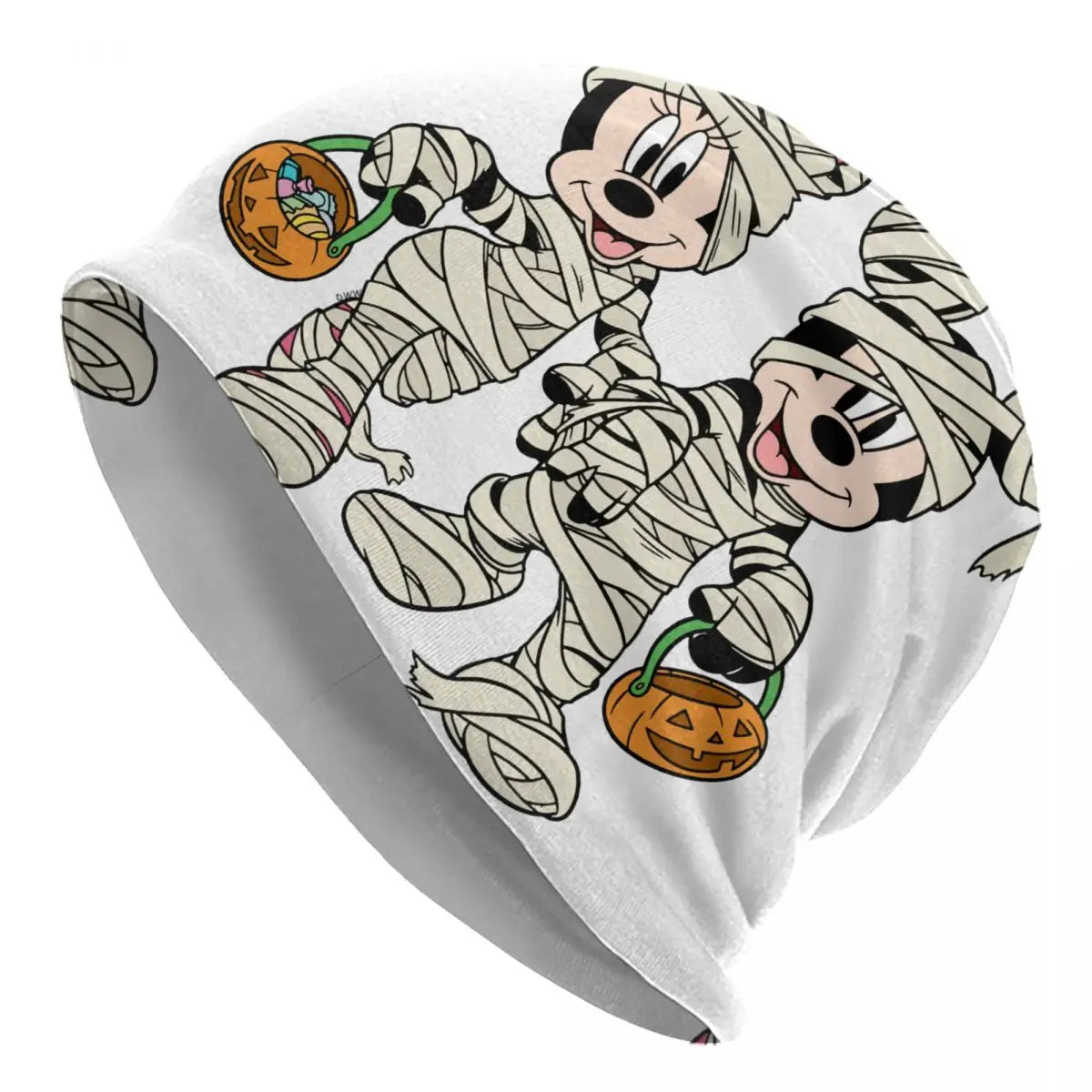 Disney Mickey Mouse Minnie Skullies Beanies Caps For Men Women Unisex Street Winter Warm Knitting Hat Adult Bonnet Hats