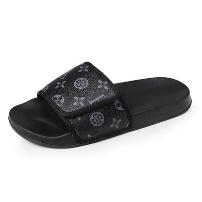 Echte lederen sandalen voor heren comfortabel man sandaal huis slippers man zomerschoenen verkoop echte heren slipper flip flop dia's