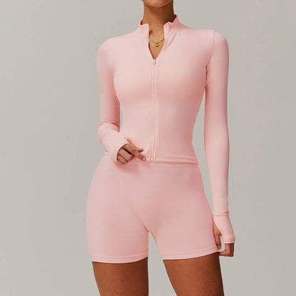 Costum de yoga fără sudură sutien sport pentru femei top top talia înaltă pantaloni scurți urme de trasee 2pcs set de gimnastică antrenament de fitness haine sportive