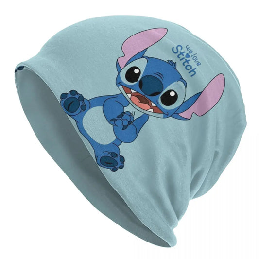 Cartoon Anime Manga Lilo And Stitch Bonnet Hats Hip Hop Knit Hat For Men Women Winter Warm Skullies Beanies Caps