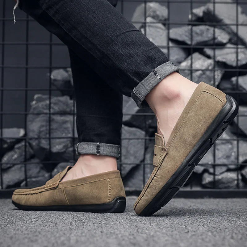 Casual schoenen voor heren zomer mocassins mannen loafers vrije tijd niet-slip flats lichtgewicht zachte slip op rijschoen sapatenis masculino