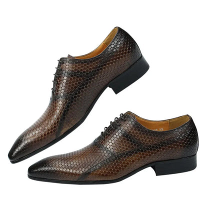New Trendy Men Shoes Summer British Style Retro Business Dress Office Oxfords Upper Exquisite Carved Lace Up Leather Man Shoe CN