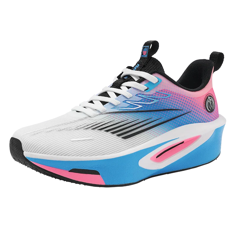Men Running Shoes Outdoor Cushioning Jogging Couple Sneakers Non-Slip Luxury Shoes Trainer Race Breathable Mesh Off-road Shoes