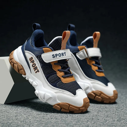 Haust barnabörn strákur sneaker tíska sætur hönnun úti íþróttaskól