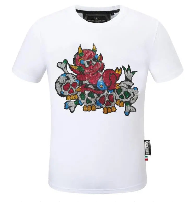 Dizajner muških marki majica Rhinestone majica punk odjeća Dropshipping Hip Hop 2024