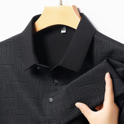 2024 Camiseta de manga corta de manga corta de manga corta de nuevo negocio impreso para hombres Moda de manga corta cómoda y transpirable Top