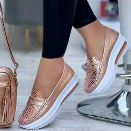 Plus size 43 scarpe piatta casual Donne Fashion Fashion Round Top Top Platform Sneaker Sneaker Comfort non slip femminili
