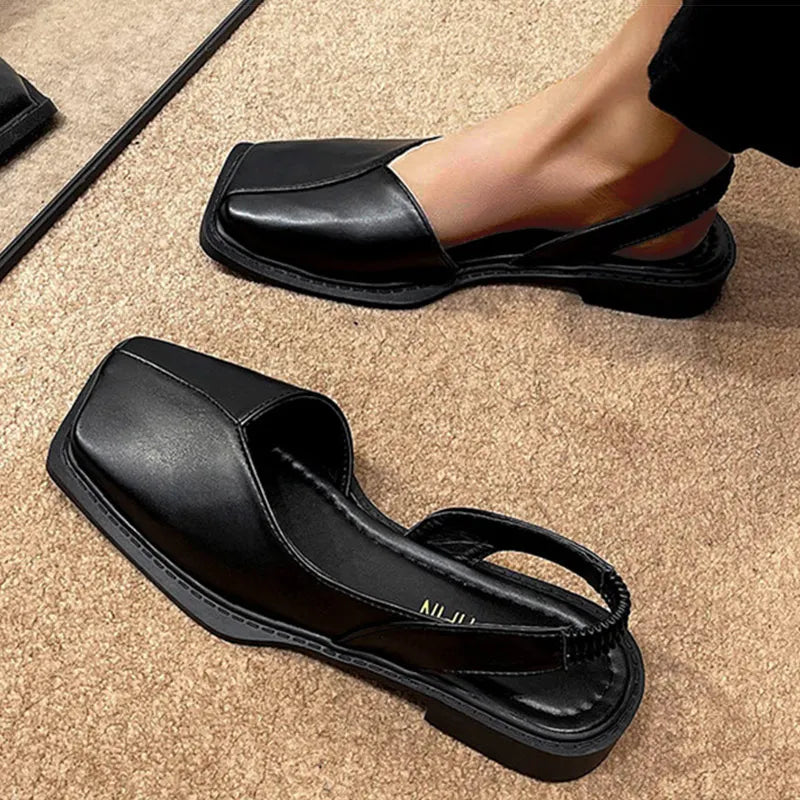 Dámské sandály Elegantní dámské sandály Summer 2024 Sandály s nízkými podpatky na letní boty pro ženy trend podpatky sandalias mujer