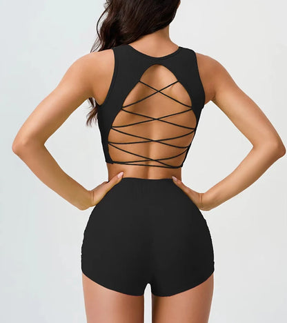 Seamless High Waist Leggings Set Tracksuit for Women Yoga Sets Sportswear Workout Set Sports Bra Gym Yoga Set Fitness Clothing