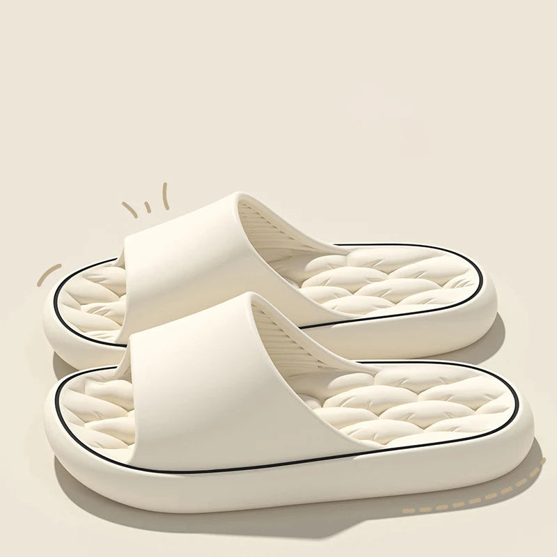 Super Light Softs Slippers Simple Fashion Tlides Eva Elastic Chaussures Colorful Sneakers in Door Bathroom Flip Flops