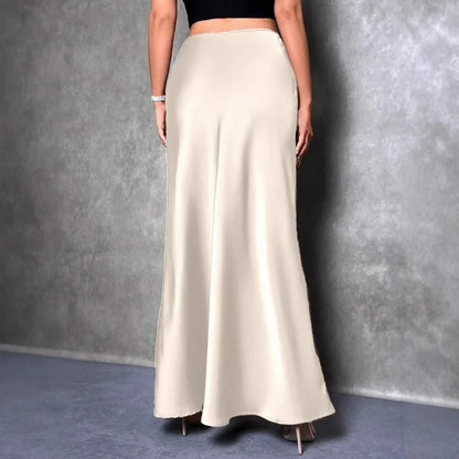 Nuevo estilo de moda europea y americana Velvet A- Falda de línea Línea Vestido largo para mujeres Otoño Invierno 2023 Diseño simple