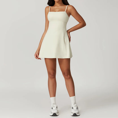 Set da yoga da donna salto da yoga abbigliamento sportivo abito da yoga fitness sports monopezzo gonna corta palestra bodine da allenamento yoga da tennis gonna