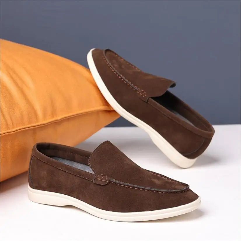 Chaussures décontractées pour hommes de mode pour hommes en cuir en cuir tendance
