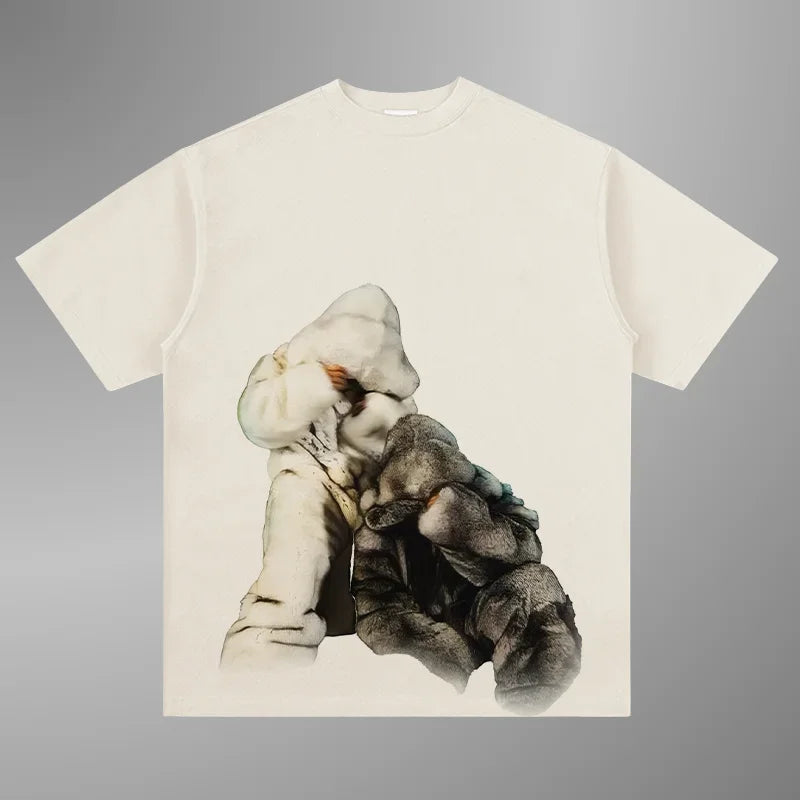 Drake und PartyNextdoor ein Sexlied 4 u 2025 T-Shirt Männer Frauen Harajuku O-Neck Sommer Freizeit-T-Shirt-Baumwolltops Kleidung Tee
