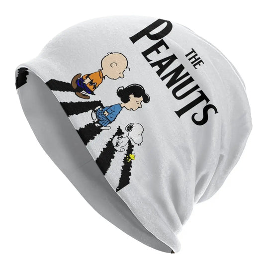 Custom The Peanuts Bonnet Hats Street Knitted Hat For Women Men Winter Warm S-Snoopys Skullies Beanies Caps