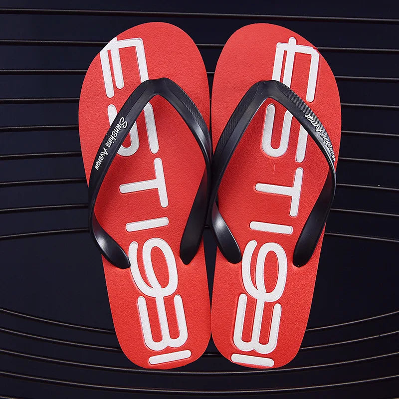 Les tongs antidérapants masculins couples de plage à la mode de plage de plage unisexes de la plage de plage de plage