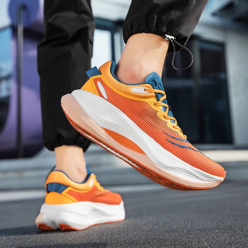Zapatillas para hombres para hombres e-tpu para mujeres suaves suaves cómodos deportes jogging al aire libre zapatillas de entrenamiento para hombres