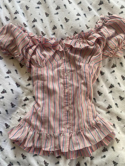 Vintage estetické ženy osobnost y2k štíhlé oděvy módní košile harajuku krátký rukáv topy ženské klasické klasické příležitostné tričko