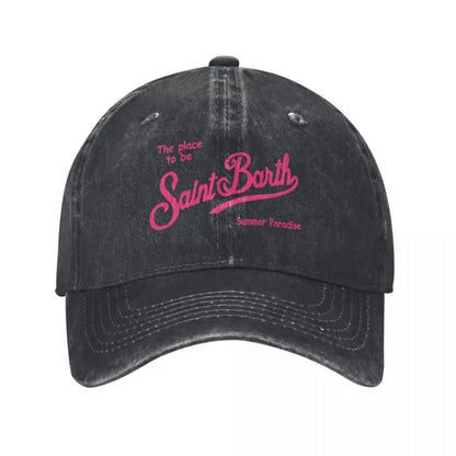Fashion S-Saint B-Barth Baseball Caps Women Men Snapback Cap Female Male Visors Sun Hat Unisex Adjustable Cotton Trucker Hats