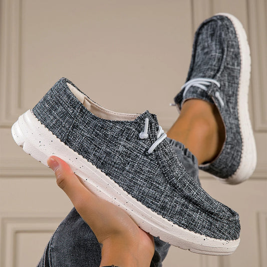 Dude Shoes Men Canvas Shoes Summer Casual Loafers Men's Moccasins Breathable Comfortable Plus Big Size 48 49 50