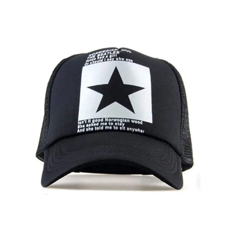 Fashion Spring Baseball Cap Snapback Mesh Hats Hip Hop Caps Cool Men Caps Kvinne utendørs casual Sun Hat