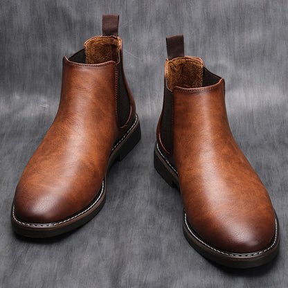 40 ~ 46 Men Chelsea Boots Brand Retro Comfortabele mode Men -laarzen