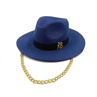 Lafite 2023 Ljetni šešir Ženska ljetna plaža Zaštita od sunca Straw Hat Men's English Jazz Hat Veleprodaja