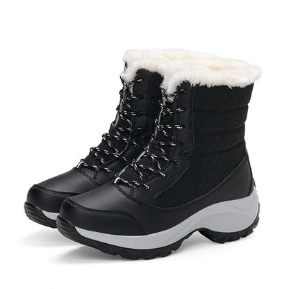 Women Boots Lightweight Ankle Boots Platform Shoes For Women Heels Winter Botas Mujer Keep Warm Snow Winter Shoes Female Botines