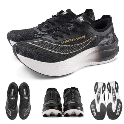 IRUNSVAN Professional Marathon Shoes Men Nylon Carbon Fiber Breathable Ultra Light  Race Running Sneakers Unisex