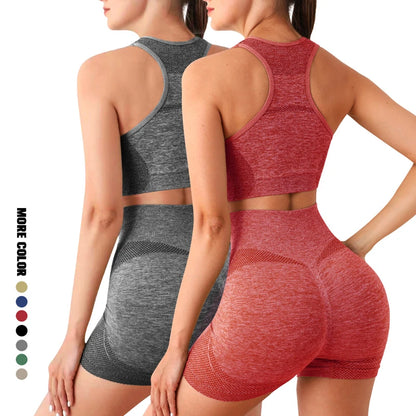 Shoga Shorts Shorts da ginnastica da donna Sport Brasere Allenamento per le donne per le donne Abiti di yoga Fitness Leggings Set di palestra set di yoga senza soluzione di continuità