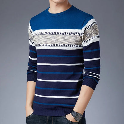 Pull à manches longues pour une chemise en tricot à manches longues à manches longues pour hommes à la mode et à manches longues pour hommes