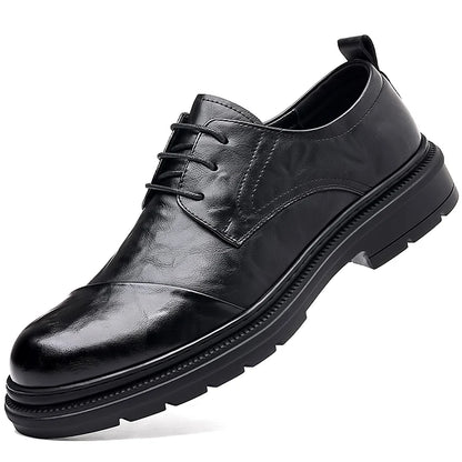 High Quality Men Genuine Leather Shoes Versatile Men's Casual Shoes Fashion Brand Man Oxford Shoes Lace Up Formal Dress Footwear