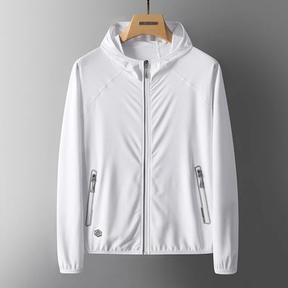 UPF50+ Summer UV Protection Hoodie Unisex Breathable Ice Silk Outdoor Sports Couple's Beach Street Style Lightweight Jacket