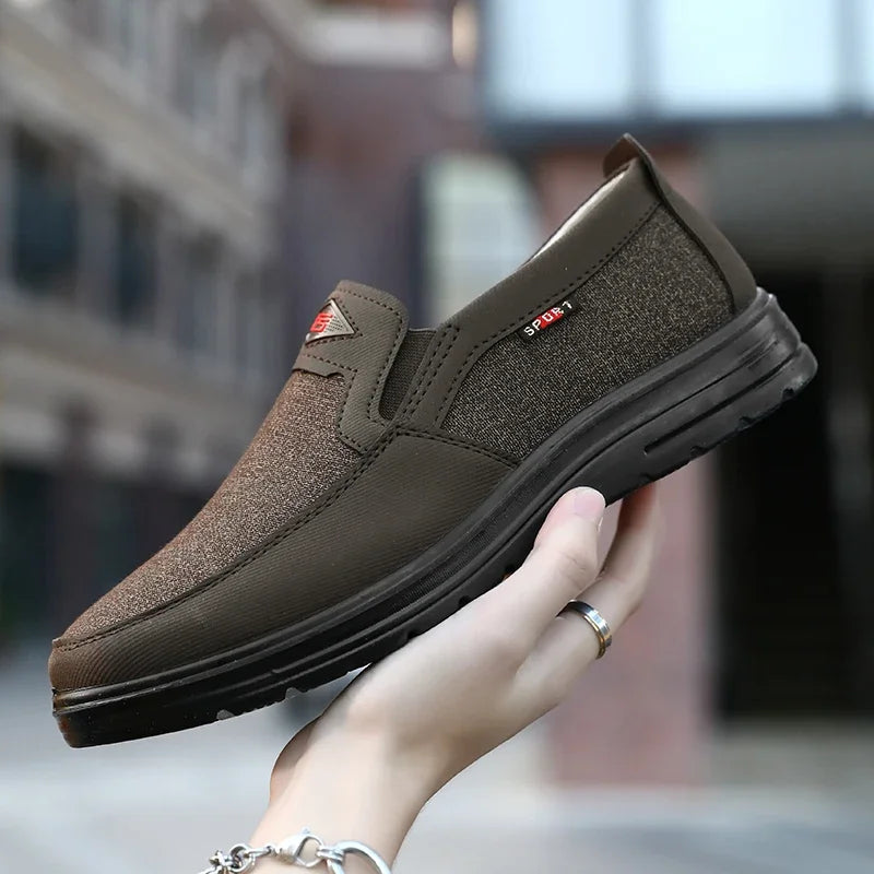 Lightweight Men Casual Shoes Canvas Shoes Wear-resistance Non-slip Mens Loafers Breathable Comfort Driving Shoes Zapato Hombre