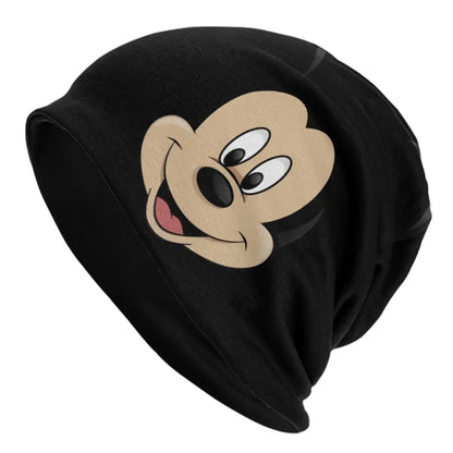 Disney Mickey Mouse Minnie Skullies Beanies Caps For Men Women Unisex Street Winter Warm Knitting Hat Adult Bonnet Hats