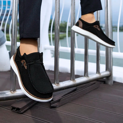 Men's Adjustable Lace-Up Loafers Shoes Non-Slip Sole Breathable Upper Comfortable for Walking Jogging Shoes Casual shoes