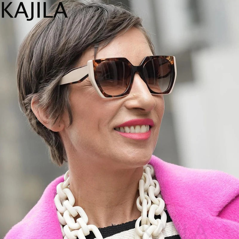 Fashion Cat Eye solbriller Kvinder 2025 Luksusmærke Design Vintage Square Punk Sun Glasses For Ladies Shades Retro Eyewear UV400