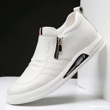2024 Nouvelles chaussures en cuir décontractées pour hommes modes de mode automne slimon plate de commerce de boutiques
